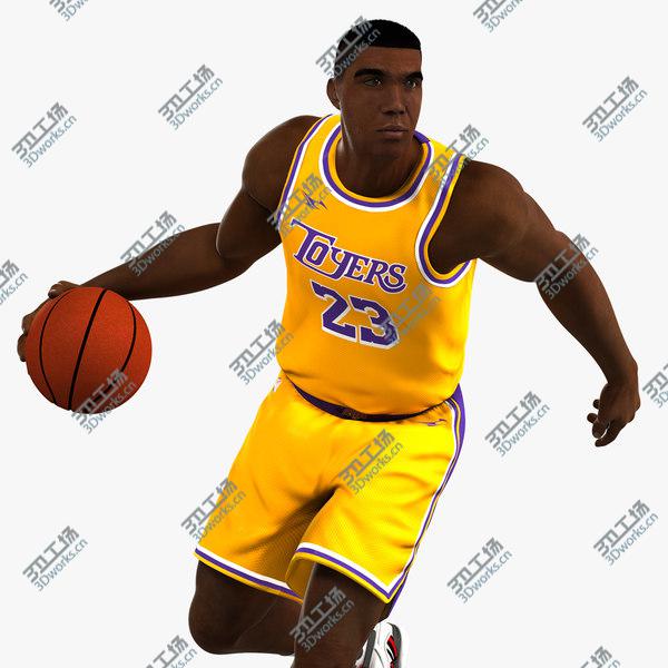 images/goods_img/20210312/3D Black Basketball Player HQ model/1.jpg